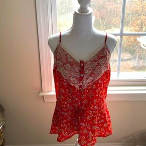 Floral camisole tank